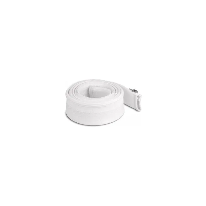 Geflechtschlauch mit Reißverschluss hitzebeständig 2 m x 50 mm weiß — image 1