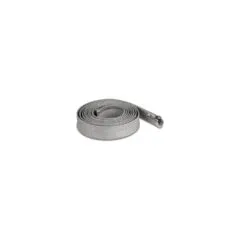 Geflechtschlauch mit Reißverschluss hitzebeständig 3 m x 30 mm grau