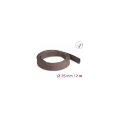 Geflechtschlauch nagerfest dehnbar 2 m x 25 mm braun