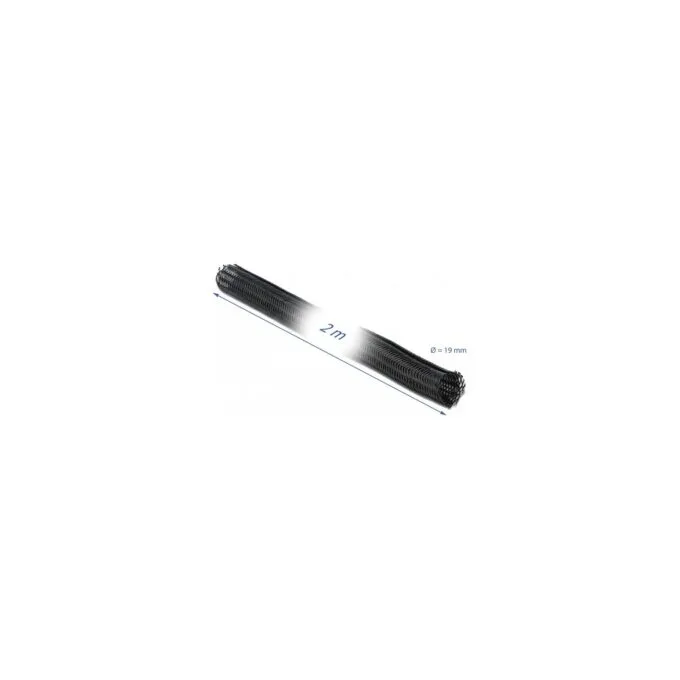 Geflechtschlauch selbstschließend 2 m x 19 mm schwarz — image 2