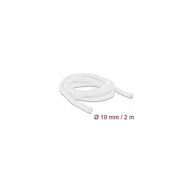 Geflechtschlauch selbstschließend 2 m x 19 mm weiß — image 1