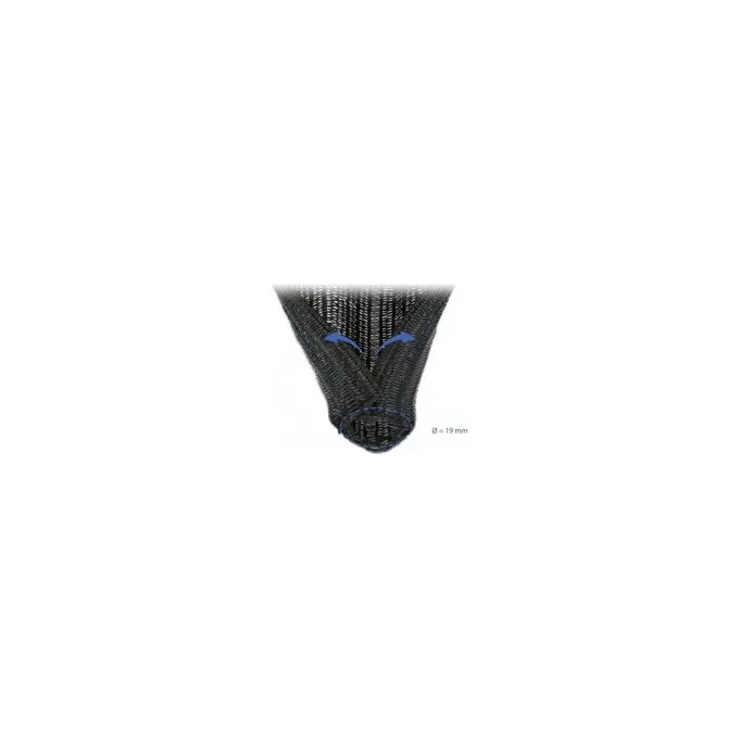 Geflechtschlauch selbstschließend 5 m x 19 mm schwarz — image 2