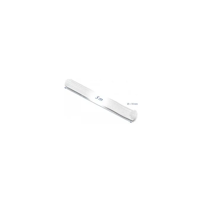 Geflechtschlauch selbstschließend 5 m x 19 mm weiß — image 3