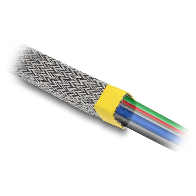 Geflechtschlauch zur EMI Abschirmung dehnbar 10 m x 20 mm — image 2