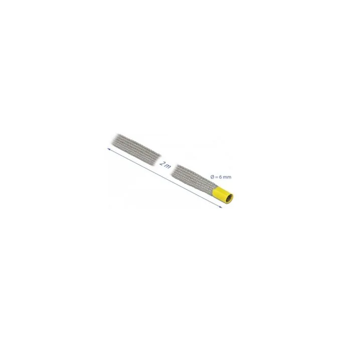 Geflechtschlauch zur EMV Abschirmung dehnbar 2 m x 6 mm — image 2
