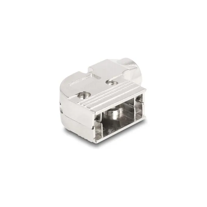 Gehäuse für D-Sub 9 Pin Stecker Buchse 90° gewinkelt Zinklegierung — image 1