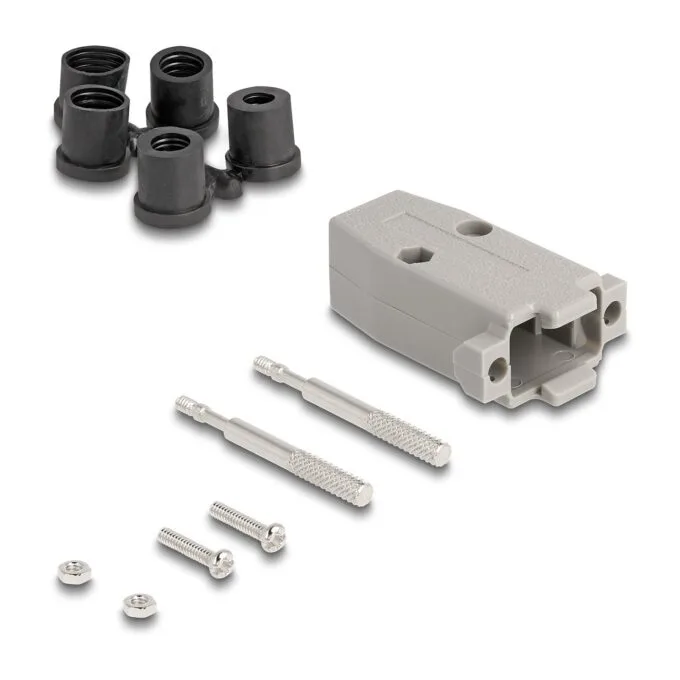 Gehäuse für D-Sub 9 Pin Stecker Buchse mit Gummidichtungen — image 2