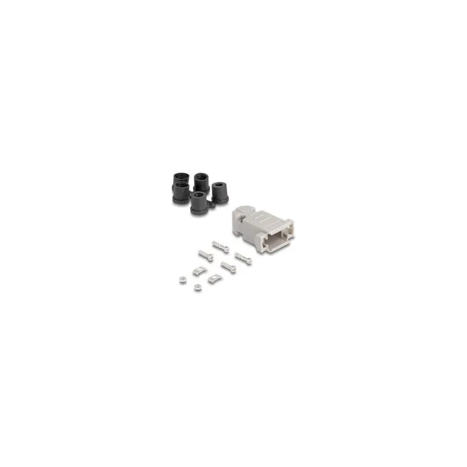 Gehäuse für D-Sub 9 Pin Stecker Buchse mit Gummidichtungen — image 1