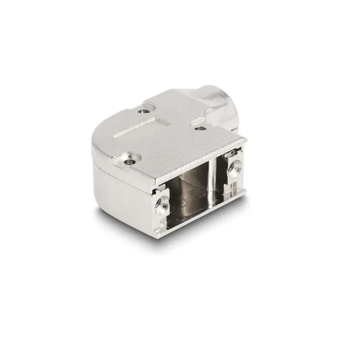 Gehäuse für D-Sub 9 Pin Stecker Buchse mit Metallhalterung 90° gewinkelt Zinklegierung — image 1