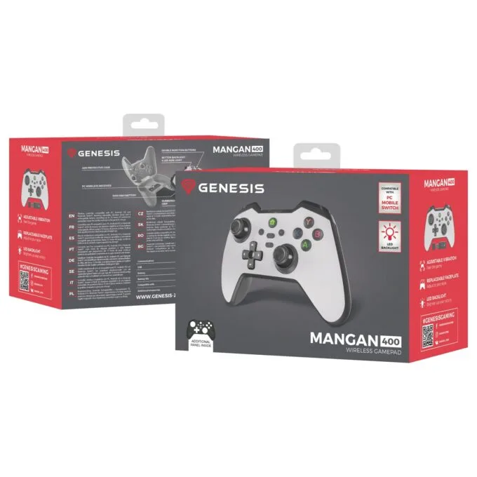 Genesis Gamepad MANGAN 400 kabellos weiß schwarz — image 7