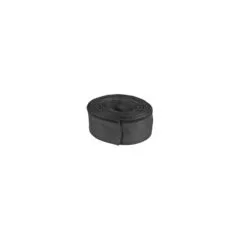 Gewebeschlauch mit Klettverschluss hitzebeständig 10 m x 20 mm schwarz
