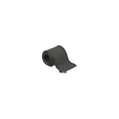 Gewebeschlauch mit Reißverschluss hitzebeständig 1 m x 25 mm schwarz