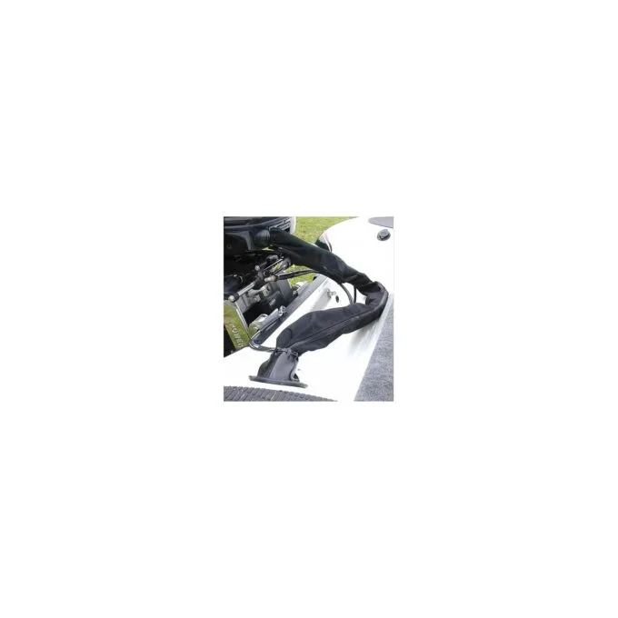 Gewebeschlauch mit Reißverschluss hitzebeständig 2 m x 35 mm schwarz — image 3