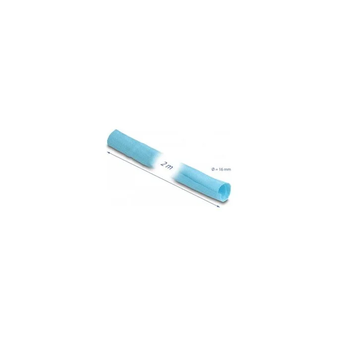 Gewebeschlauch selbstschließend hitzebeständig 2 m x 16 mm blau — image 2