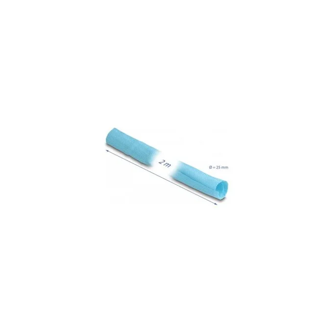 Gewebeschlauch selbstschließend hitzebeständig 2 m x 25 mm blau — image 2