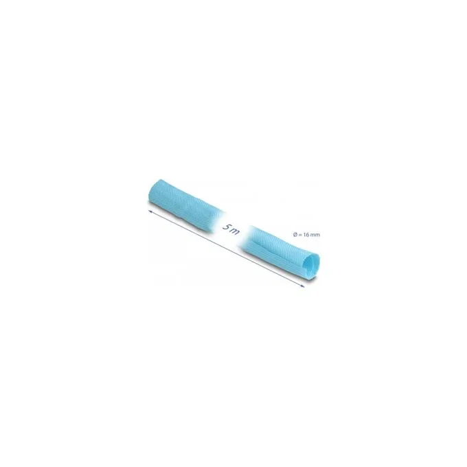 Gewebeschlauch selbstschließend hitzebeständig 5 m x 16 mm blau — image 2