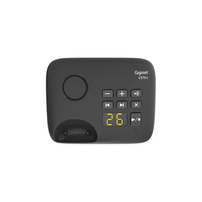 GIGASET C575A schwarz schnurlos analog (DECT) Anrufbeantworter TFT-Farb-Display Freisprechen Adressbuch fr 200 Eintrg... — image 4