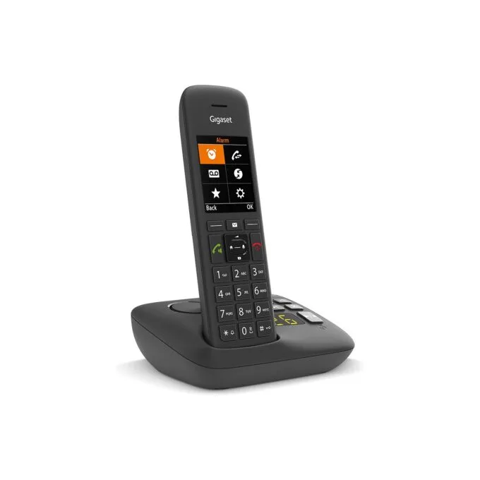 GIGASET C575A schwarz schnurlos analog (DECT) Anrufbeantworter TFT-Farb-Display Freisprechen Adressbuch fr 200 Eintrg... — image 1