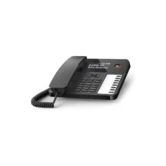 GIGASET DESK 600 schwarz schnurgebundenes Tisch- und Wandtelefon LC-Display 7 Direktwahltasten Telefonbuch Hrgertekom...