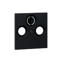 GIRA 0869005 Abd. Koaxial-Antennensteckd. System 55 Schwarz