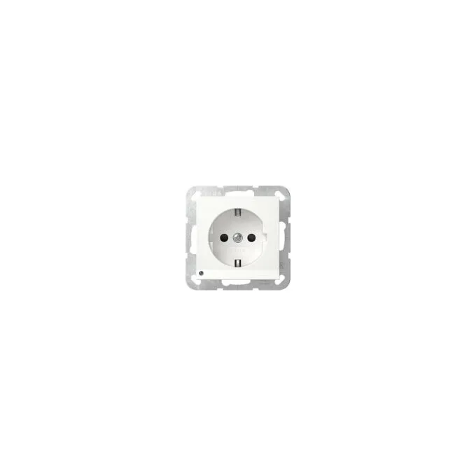 GIRA 417003 SCHUKO LED-Leuchte + SH System 55 Reinweiß — image 1