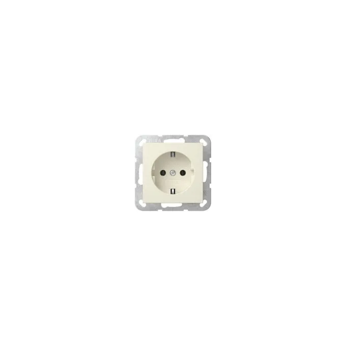 GIRA 418801 SCHUKO System 55 Cremeweiß — image 1