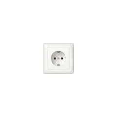 GIRA 444003 SCHUKO Vollpl. Standard 55 Reinweiß