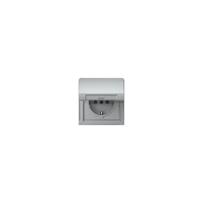 GIRA 445465 SCHUKO KD Gira TX_44 F Alu — image 1