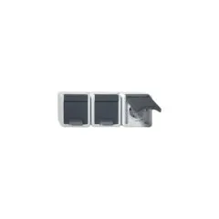 GIRA 478930 SCHUKO 3f waager. KD WG AP Grau