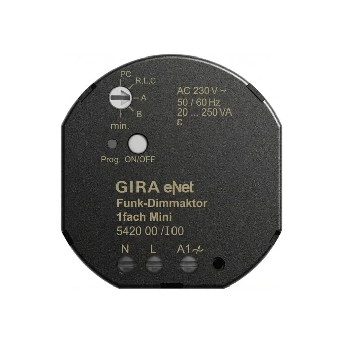 GIRA 542000 Funk Dimmaktor Mini 20 250 VA Gira eNet — image 1