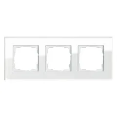 GIRA - Esprit - Rahmen 3-fach Glas weiß