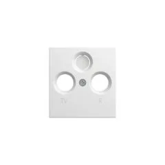 GIRA - System 55 - Abdeckung für Koaxial-Antennensteckdose reinweiss seidenmatt
