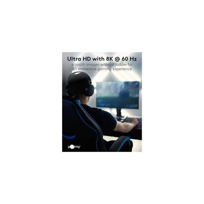 Goobay 1m DisplayPortTM-Kabel 1.4, zertifiziert, 32,4 Gbit s — image 4