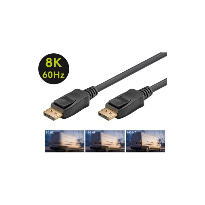 Goobay 1m DisplayPortTM-Kabel 1.4, zertifiziert, 32,4 Gbit s — image 9