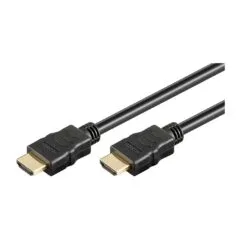 Goobay 1m HDMI Kabel mit Ethernet, 4K (2160p), vergoldete Kontakte