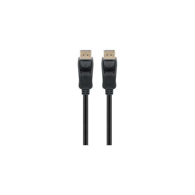 Goobay 2m DisplayPort 1.4-Verbindungskabel [3D, 8K@60Hz (4320p), vergoldete Kontakte, mit Verriegelung] — image 2
