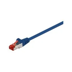 Goobay 5m CAT 6 Patchkabel. S FTP (PiMF). blau