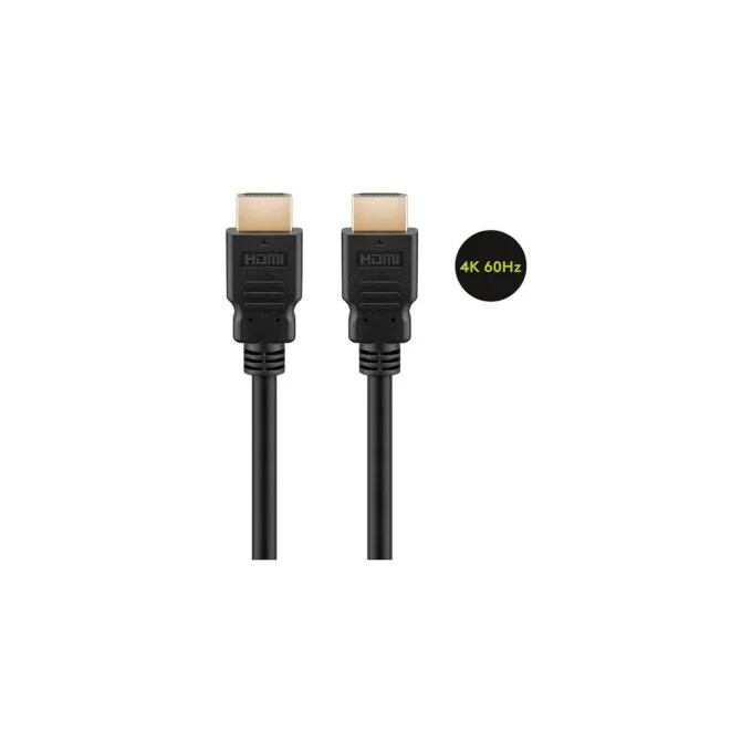 Goobay 5m HDMI Kabel mit Ethernet, 4K (2160p), vergoldete Kontakte — image 2