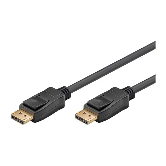 Goobay DisplayPortTM Verbindungskabel 1.4, 1 Meter, DisplayPortTM-Stecker to DisplayPortTM-Stecker, 8K @ 60 Hz — image 1