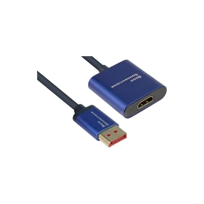 Good Connections Adapter DP1.4-St.-HDMI2.0-Bu. 0,2m — image 1