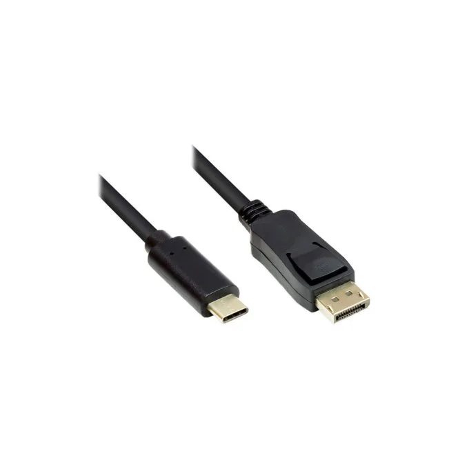 Good Connections Adapterkabel USB-C an DP1.2 schwarz 1m — image 1