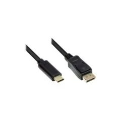 Good Connections Adapterkabel USB-C an DP1.2 schwarz 5m