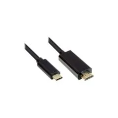 Good Connections Adapterkabel USB-C an HDMI 2.0 schw. 2m