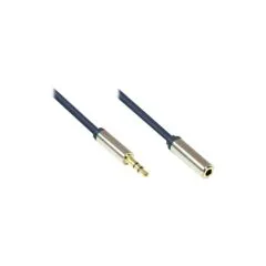Good Connections Audioverl. 3-pol. 3.5mm-St.-Bu. 1,5m