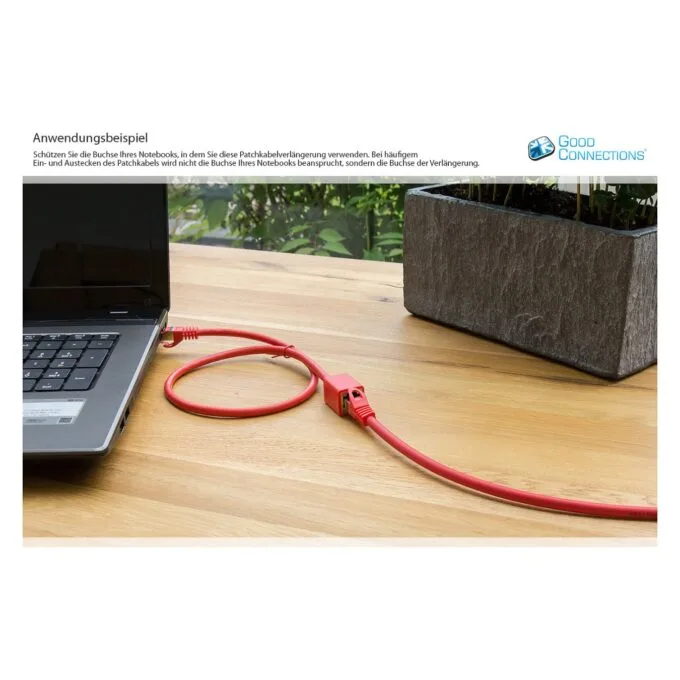 Good Connections Cat.6 Patchkabelverl. S FTP rot 3m — image 3
