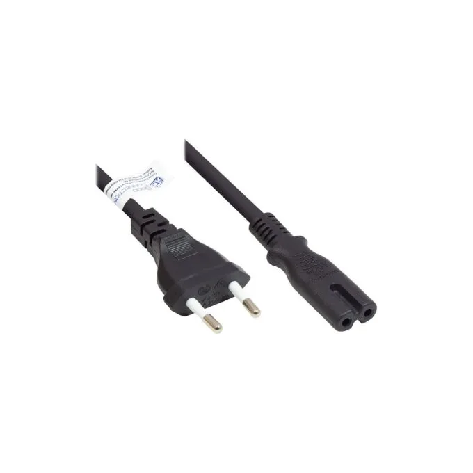 Good Connections Euro-Netzkabel an C7 Euro 8 Bu schw. 0,75m — image 1