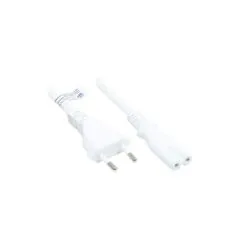 Good Connections Euro-Netzkabel an C7 Euro 8 Bu. weiß 1,5m