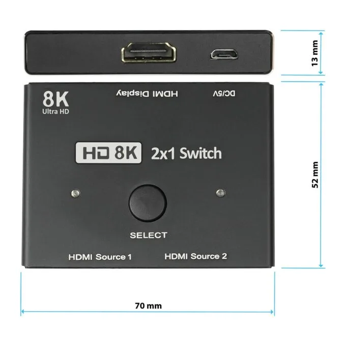 Good Connections HDMI 2.1 Switch 2-fach direktional 8K@30Hz — image 5