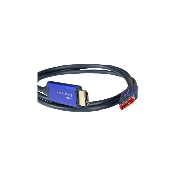 Good Connections Kabel DP1.4-St.-HDMI2.0-St. blau 1m — image 2
