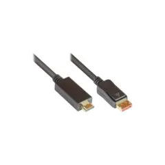 Good Connections Kabel DP1.4-St.-HDMI2.0-St. schwarz 10m